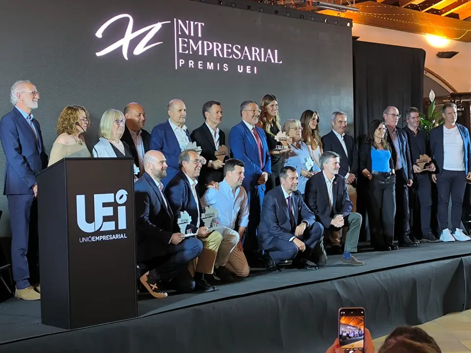 Tots els premiats a la Nit Empresarial 2025