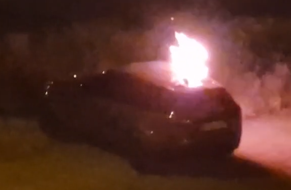 incendi vehicle al parquing de Ponent