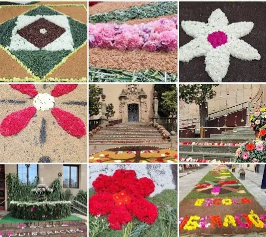 Les catifes del Corpus a la Garriga