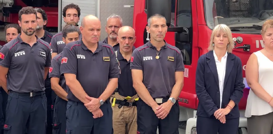 Homenaje al Bombero de Granollers fallecido en Paüls