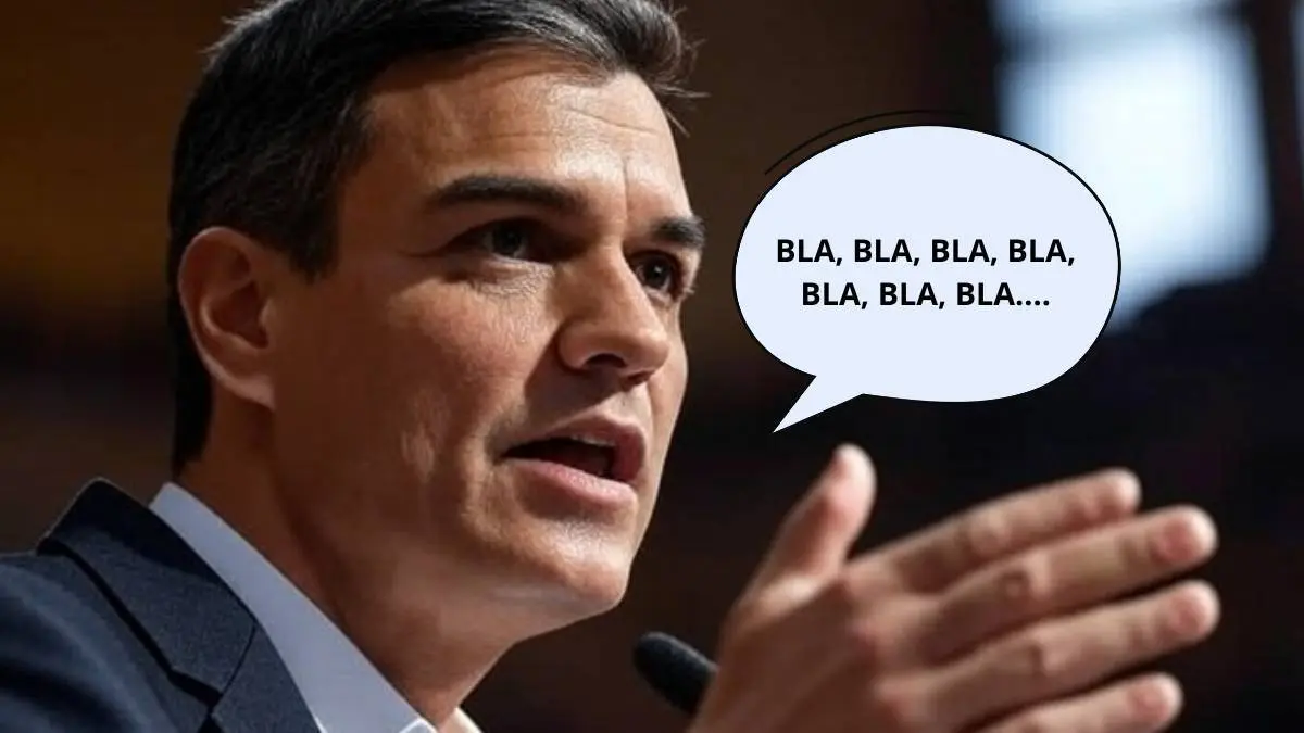 Pedro Sänchez bla bla bla bla