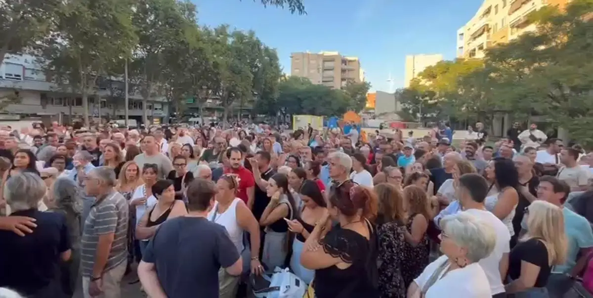 Manifestación vecinal en Barcelona, en la Zona Franca, del sábado 6-9-25