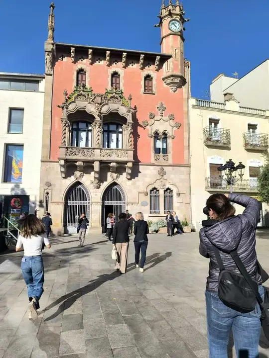 Caminant cap a l'ajuntament