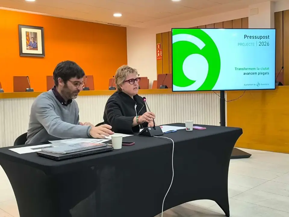 Els regidors Gemma Giménez i Martí Pujadas