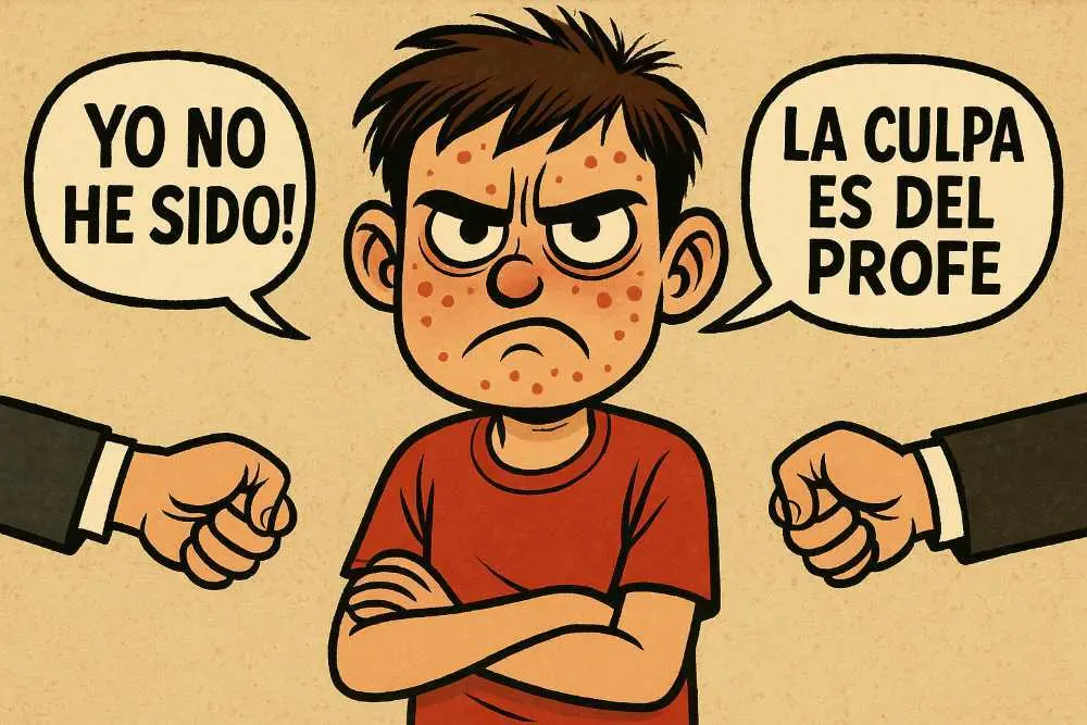 Un adolescente con sus cosas de adolescente