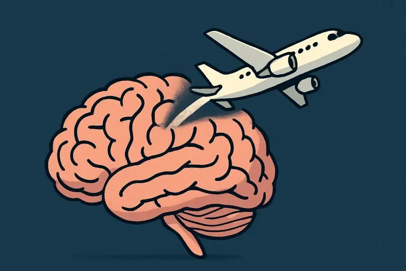 cerebro en modo avión