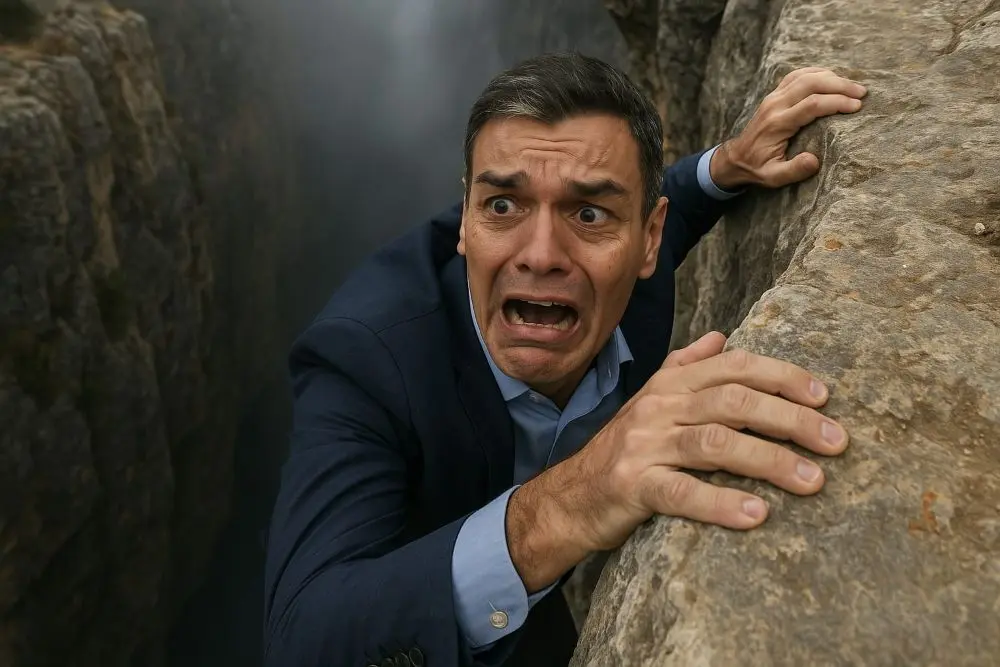 Pedro Sánchez, en el precipio