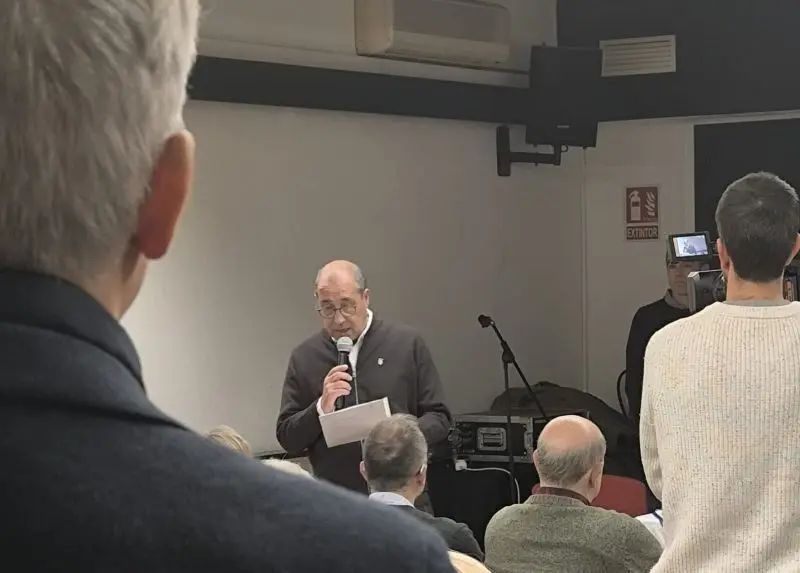 Alfred Serra en un moment de la seva intervenci&oacute;