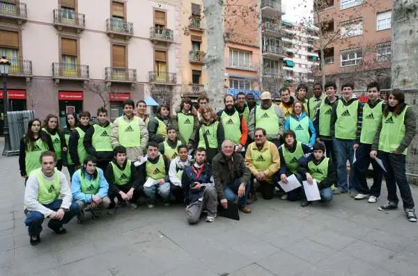 2008 Voluntaris Mini amb en Francesc Campa&ntilde;a (epd), la Natalia i en Tinicus