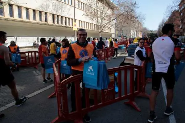 2019 Joan Padr&oacute;s i Voluntaris &agrave; l'avituallament d'arribada