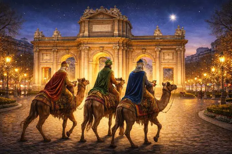 Los Reyes Magos pasean por Madrid