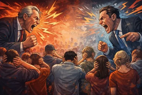 Cansados de los gritos de nuestros pol&iacute;ticos