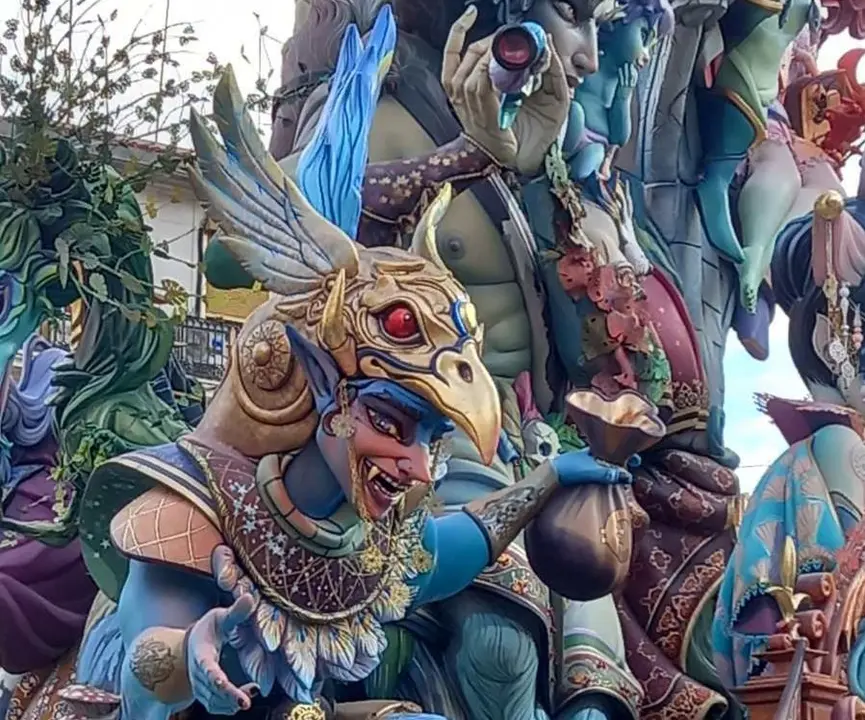 Una de las fallas principales de Valencia