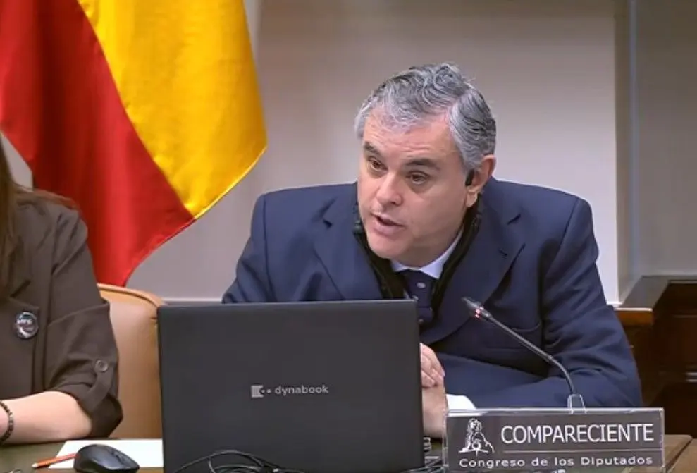 Jes&uacute;s Hern&aacute;ndez Gal&aacute;n este martes en el Congreso  Foto de Congreso
