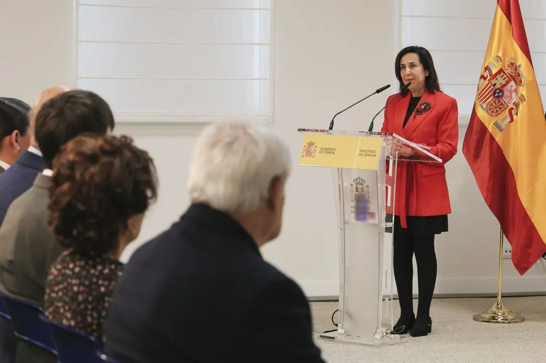 Margarita Robles este jueves en el Ministerio Foto del MDE