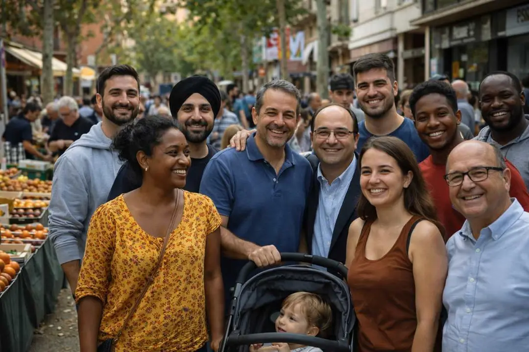 Imagen creada por IA, pero podr&iacute;a ser un dia cualquiera en el Vall&eacute;s