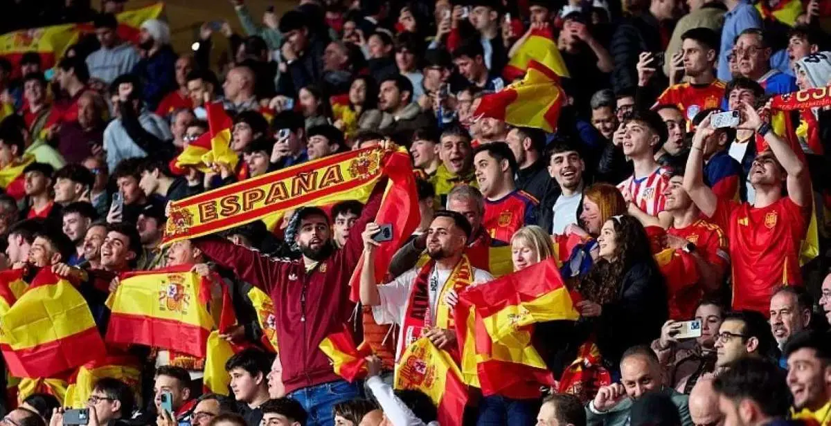 La mayor parte de la aficion espa&ntilde;ols tuvo un comportamiento magnifico