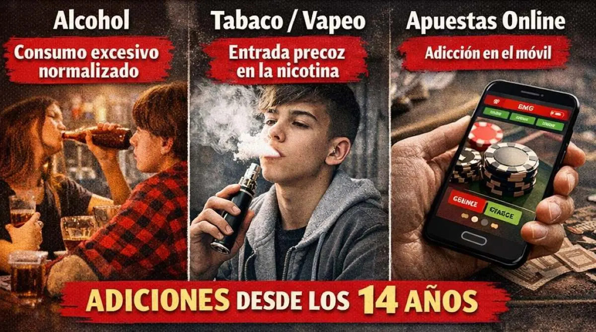 J&oacute;venes catalanes Alcohol, Tabaco y Apuestas