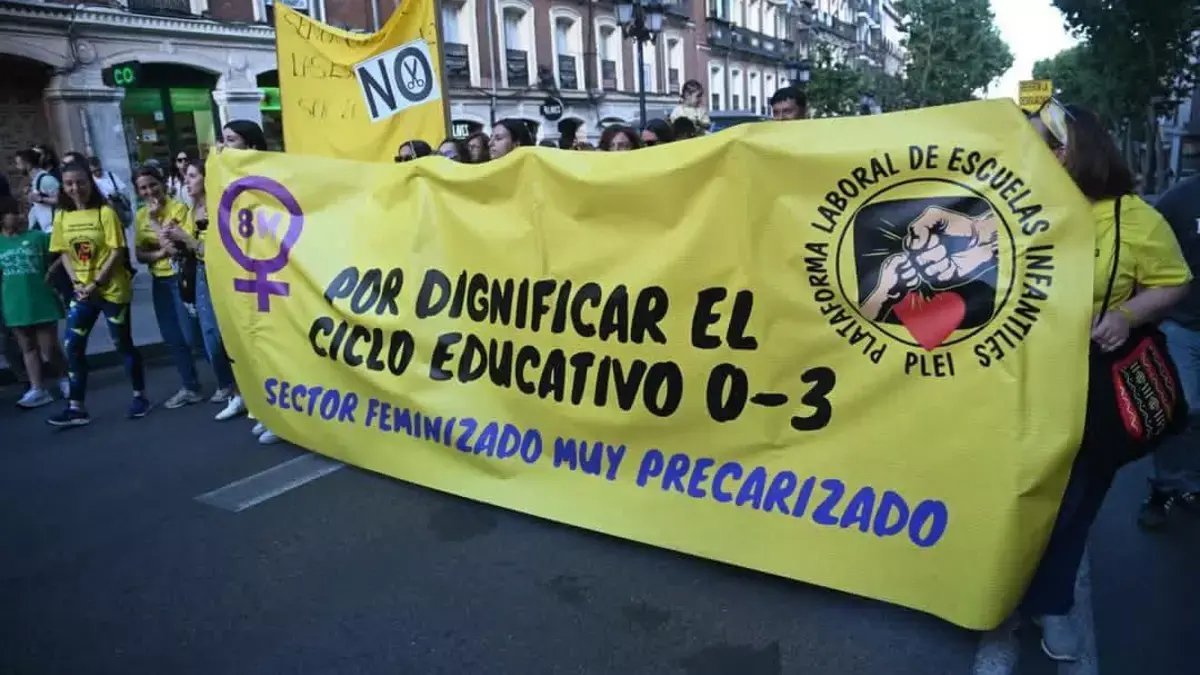 Una de las numerosas manifestaciones 0 a 3