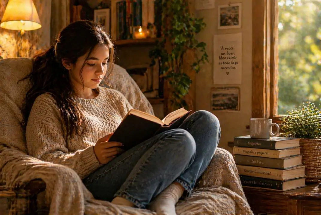 la ni&ntilde;a que esperaba libros