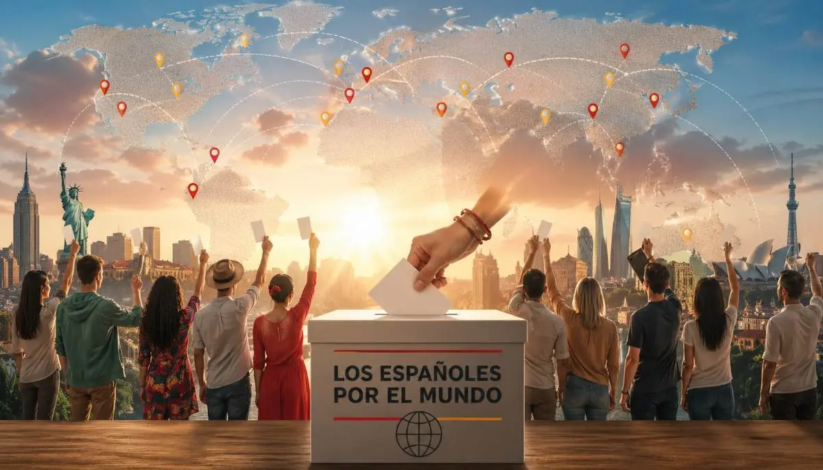 voto de los espa&ntilde;oles por el mundo
