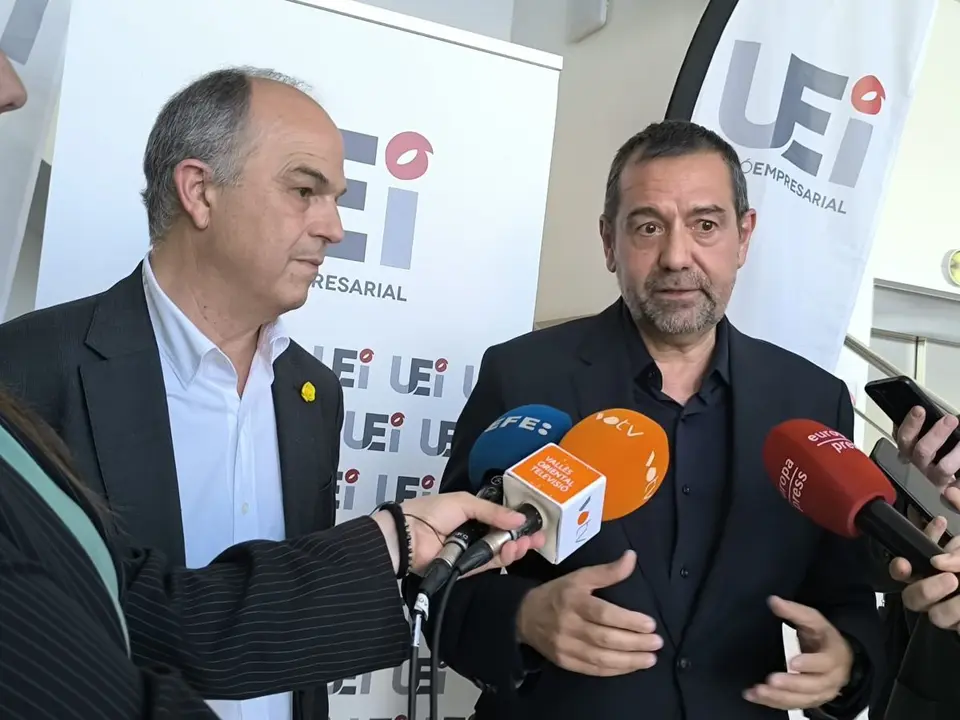 Pep Garc&iacute;a (UEi) amb Jordi Turull