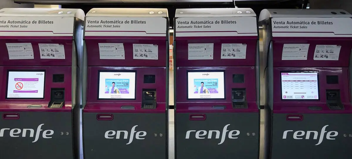 M&aacute;quinas de venta autom&aacute;tica de Renfe