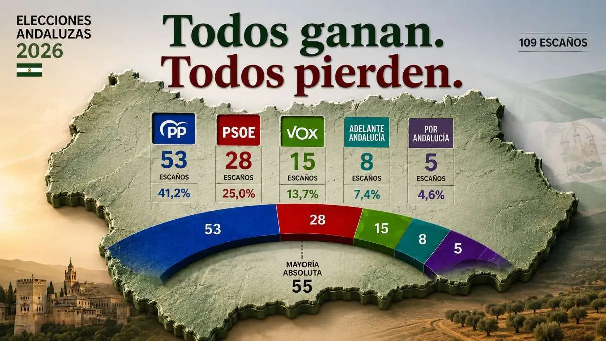 Andalucia, todos ganan, todos pierden