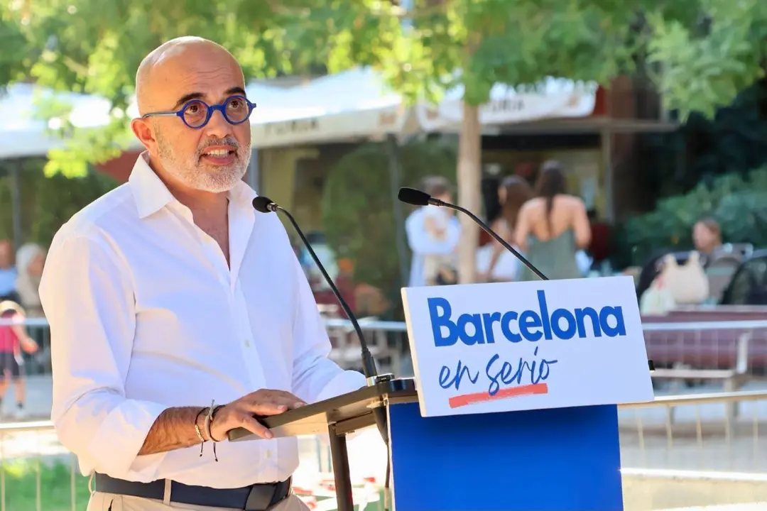 Dani Sirera en el acto &lsquo;Barcelona en serio&rsquo; a un a&ntilde;o de las Elecciones municipales 2027