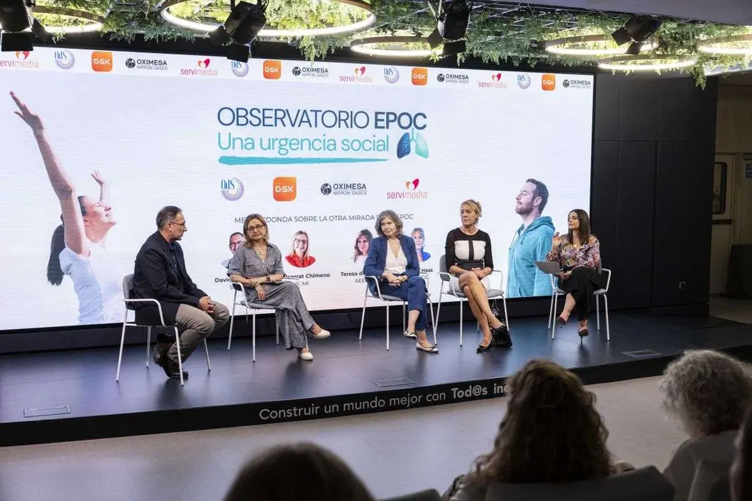 Participantes en la jornada 'Observatorio EPOC, una urgencia social' Foto de Servimedia