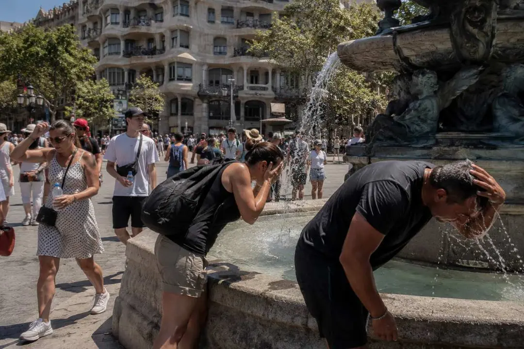 La ola de calor est&agrave; siendo insoportable