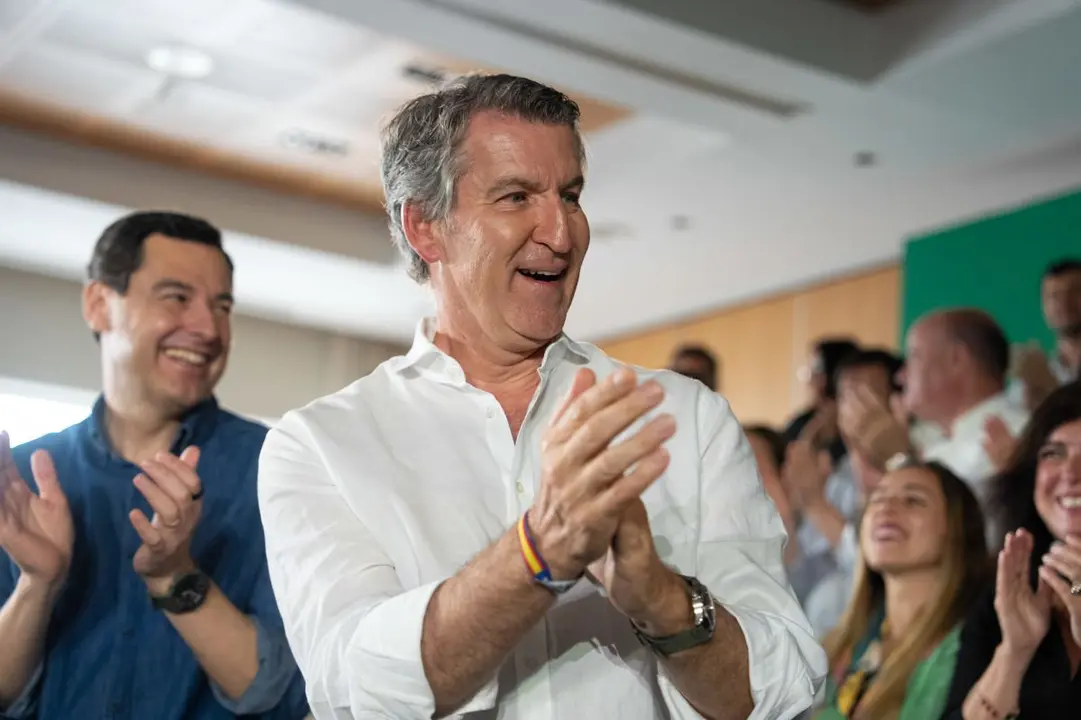 Alberto N&uacute;&ntilde;ez Feij&oacute;o y Juanma Moreno, Foto del PP