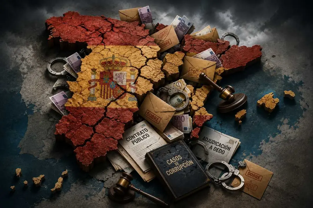 Espa&ntilde;a rota por la corrupci&oacute;n