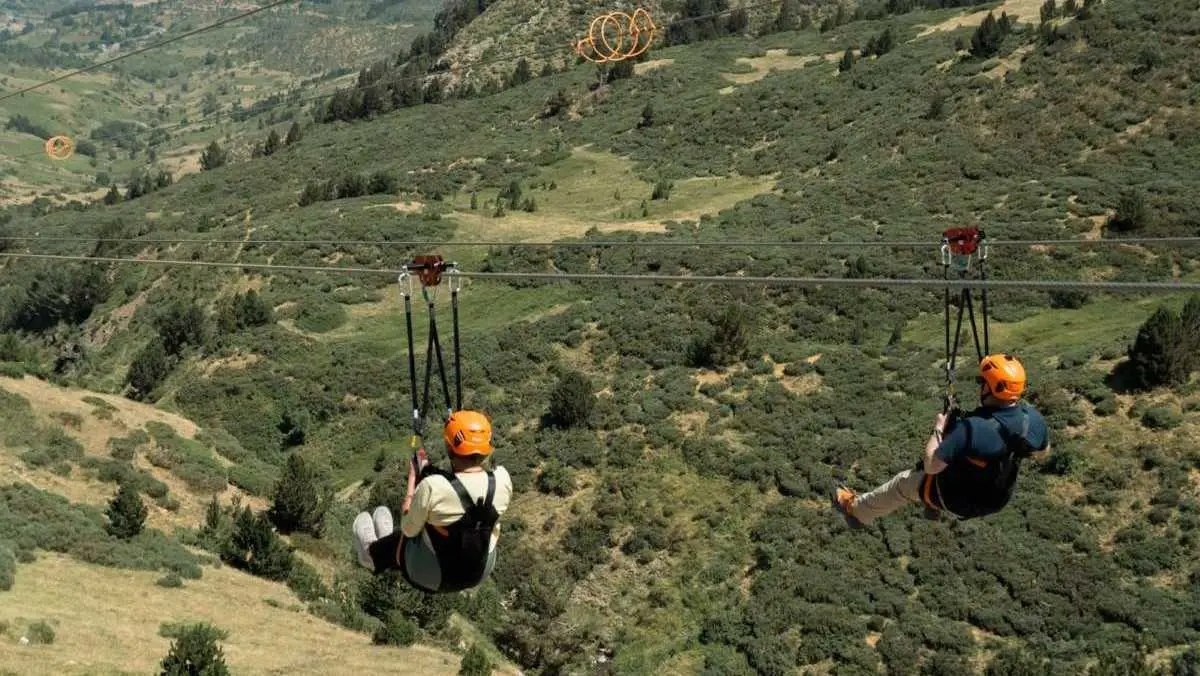 Tirolina de Vall de Bo&Iuml;