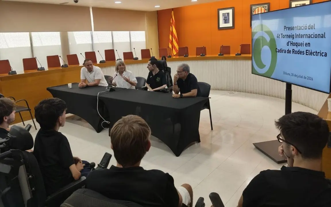 La roda de premsa de la presentaci&oacute; del torneig internacional
