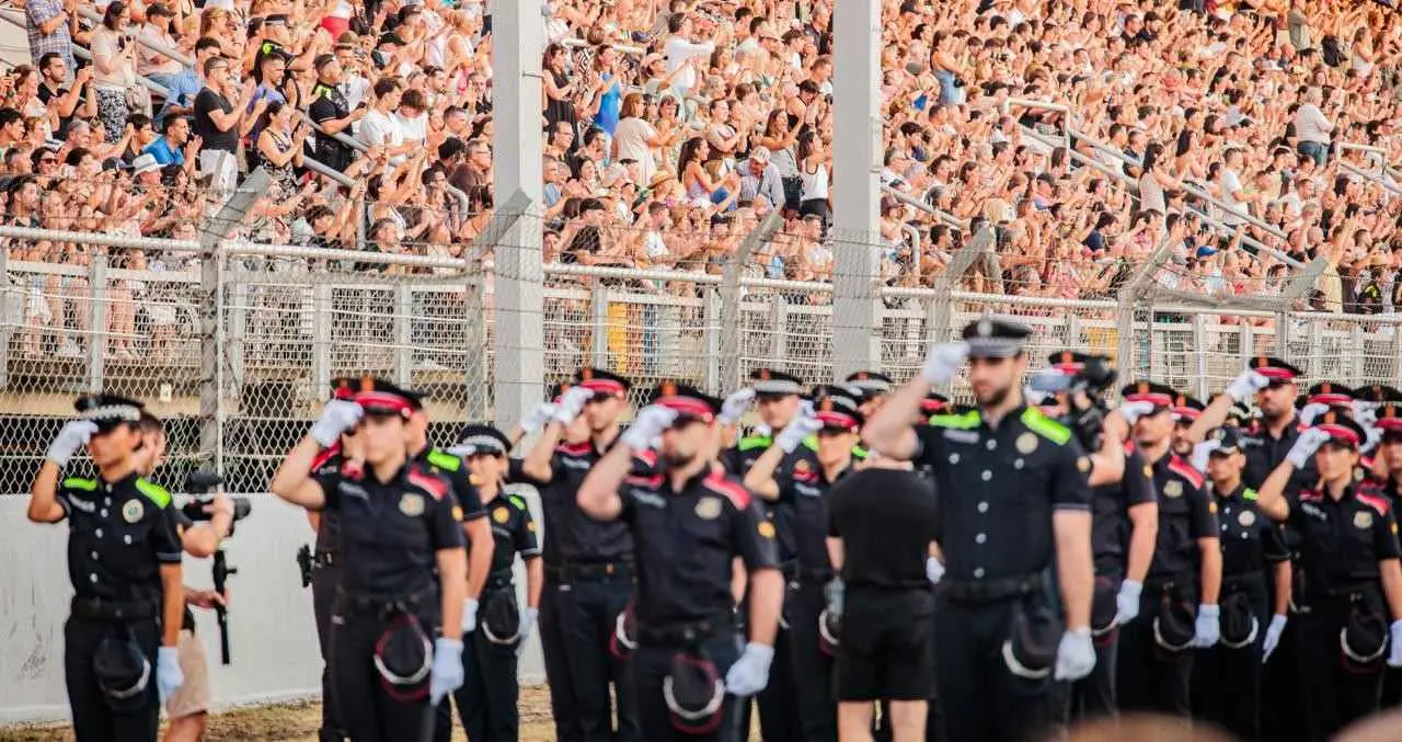 Alumnos de la 39&ordf; promoci&oacute;n de Polic&iacute;as