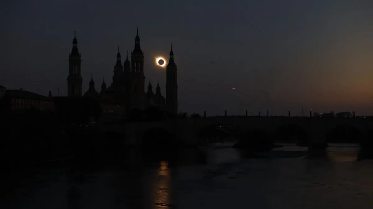 Eclipse en Zaragoza