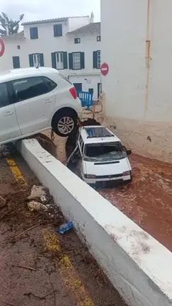 Los efectos de la dana en Mercadal 15-08-2024