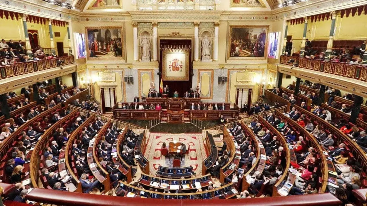 El hemiciclo del Congreso.