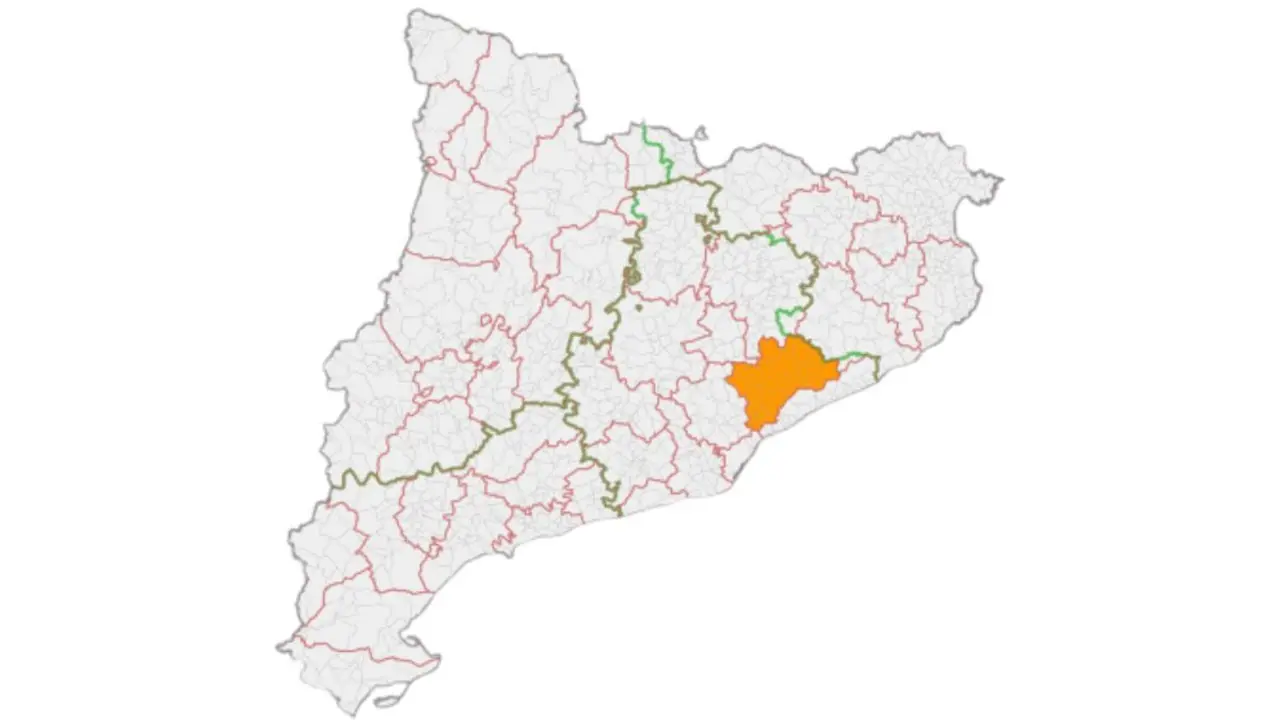 Plano catalunya y Vall&egrave;s Oriental