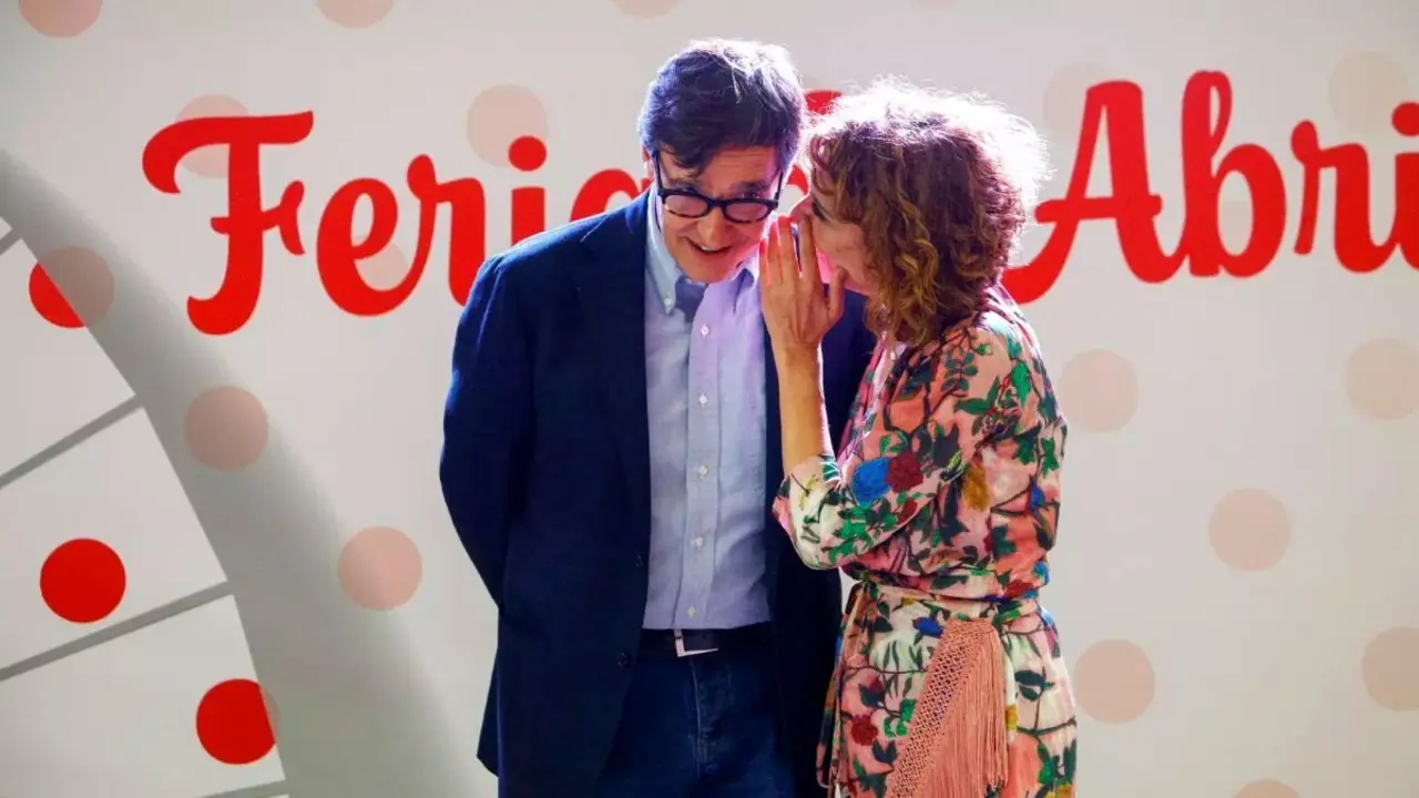Maria Jes&uacute;s Montero (ministra de Hacienda) y Salvador Illa (president de la Generalitat)