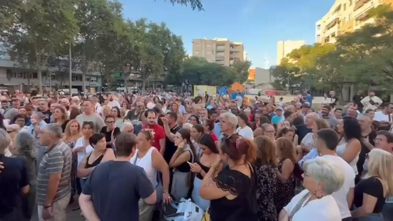 Manifestación vecinal en Barcelona, en la Zona Franca, del sábado 6-9-25