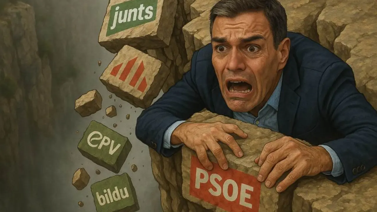 A Pedro S&aacute;nchez se le est&aacute;n cayendo sus soportes 
