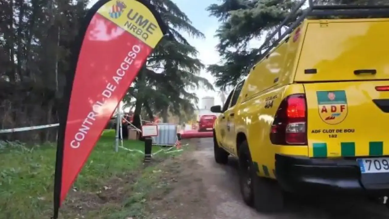 Uno de los controles de la UME 