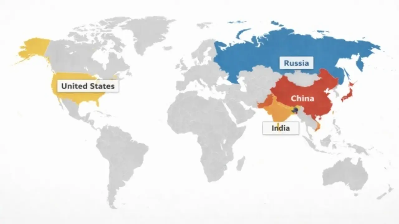 las actuales 4 potencias mundiales