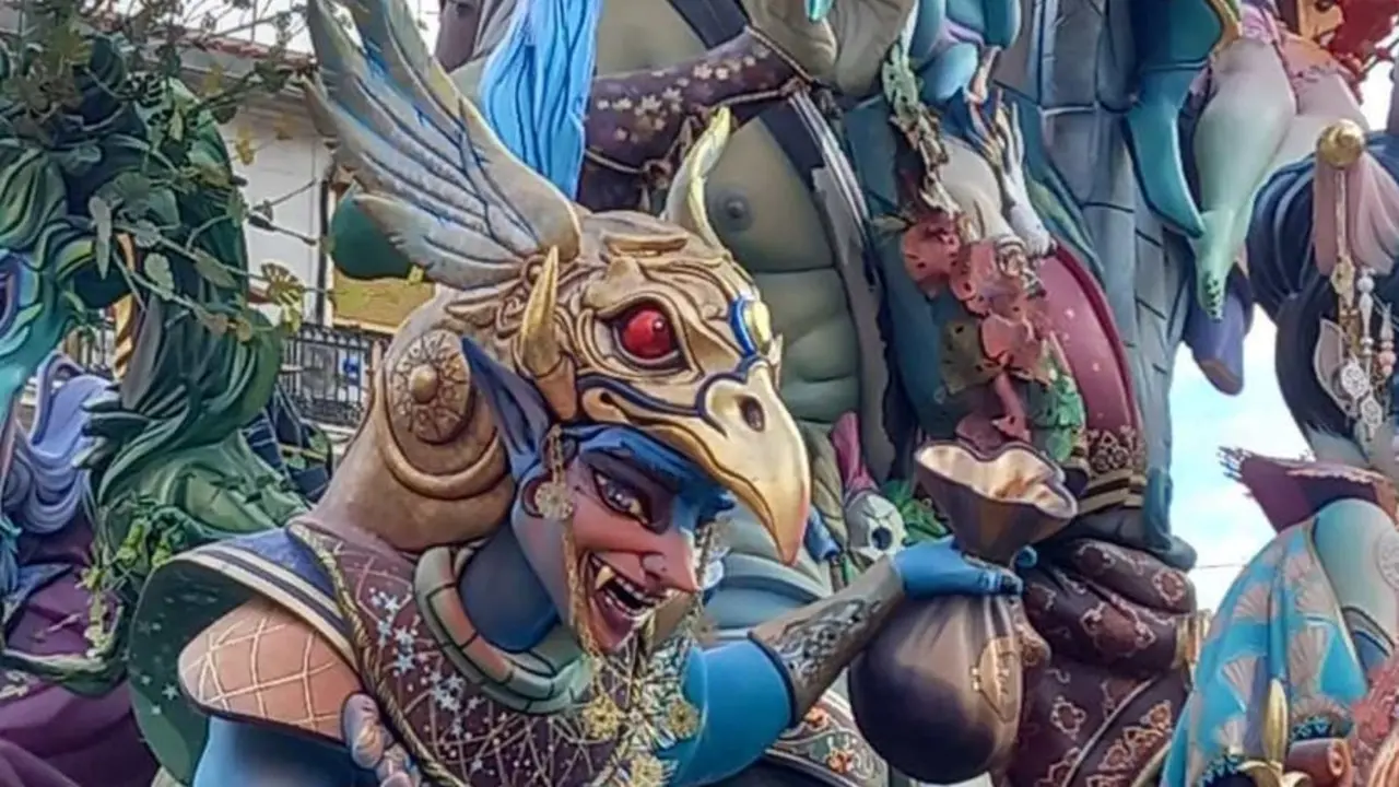 Una de las fallas principales de Valencia