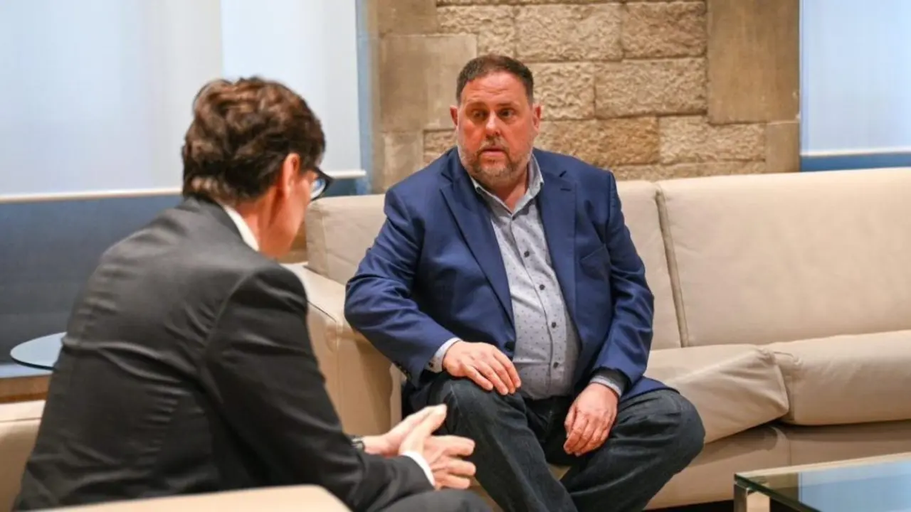 Oriol Junqueras junto a Salvador Illa. Foto RRSS Oriol Junqueras