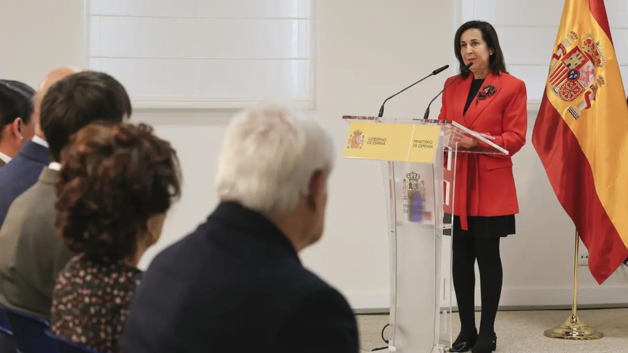 Margarita Robles este jueves en el Ministerio Foto del MDE