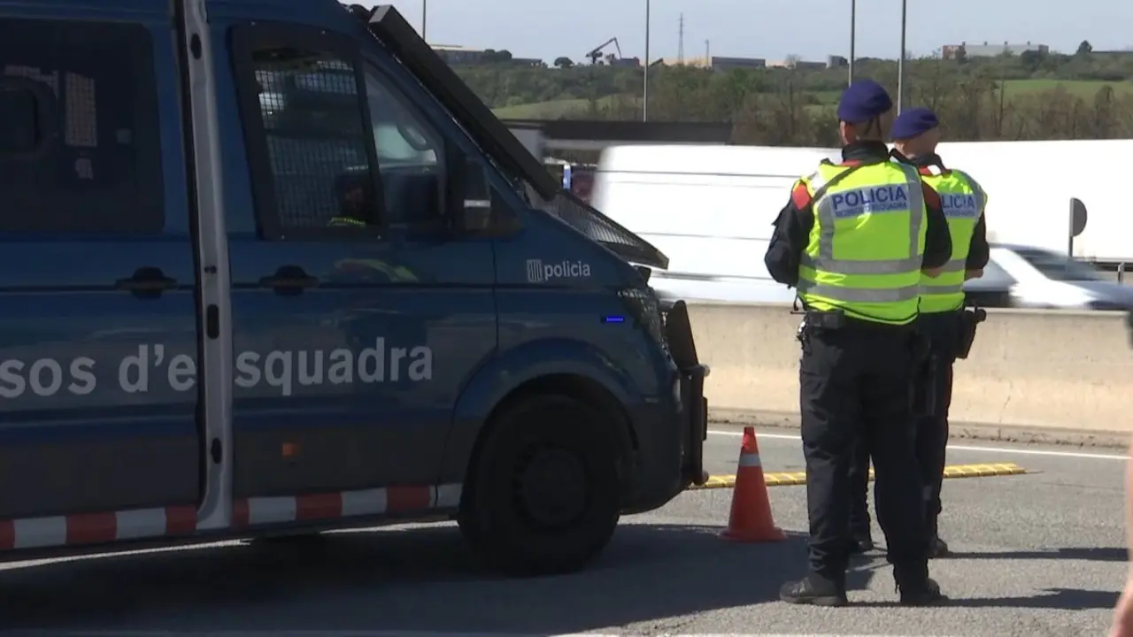 Dispositiu Kanpai Pista dels mossos d'esquadra a les autopistes catalanes
