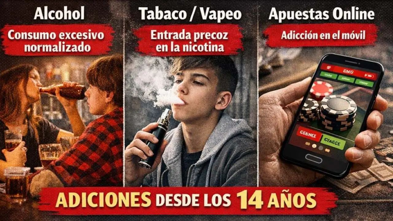J&oacute;venes catalanes Alcohol, Tabaco y Apuestas
